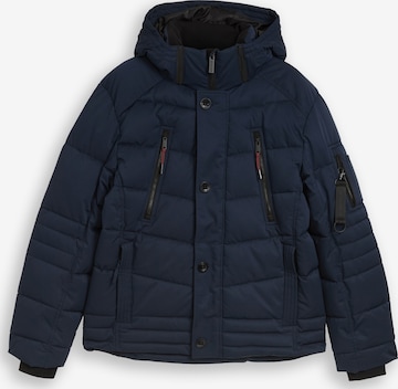 TOM TAILOR Winterjas in Blauw: voorkant