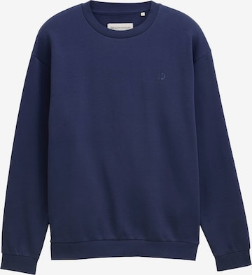 TOM TAILOR DENIM Collegepaita värissä sininen: etupuoli