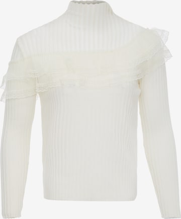 NAEMI Sweater in White: front