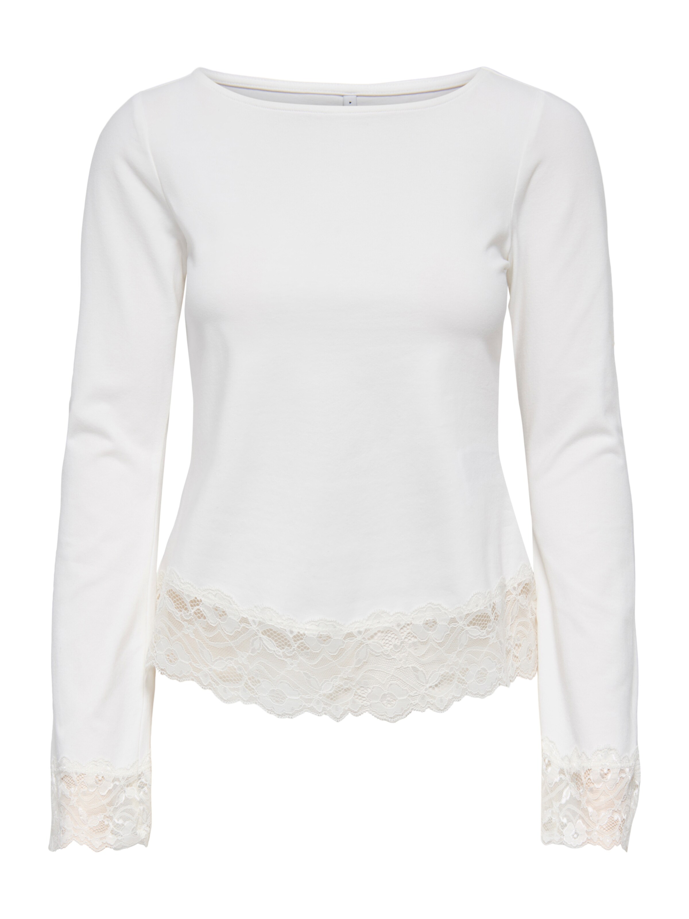 ONLY Μπλουζάκι 'ONLLIVE LOVE' σε λευκό: μπροστά