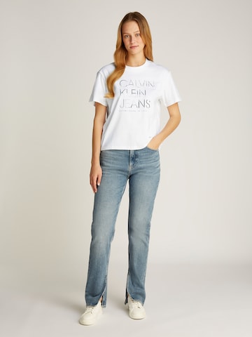 Tricou de la Calvin Klein Jeans pe alb