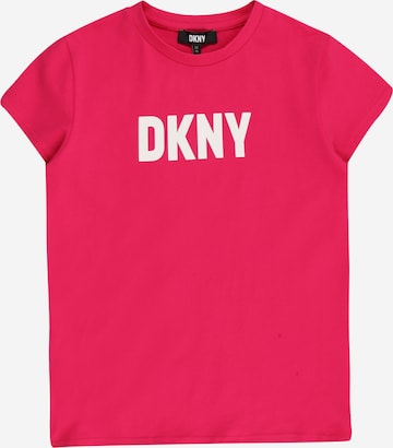 T-Shirt DKNY en rose : devant