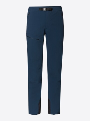 VAUDE Regular Outdoor trousers 'Badile II' in Blue: front