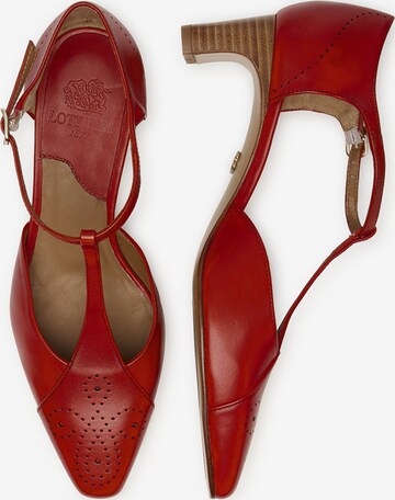 Escarpins 'Smithson' LOTTUSSE en rouge