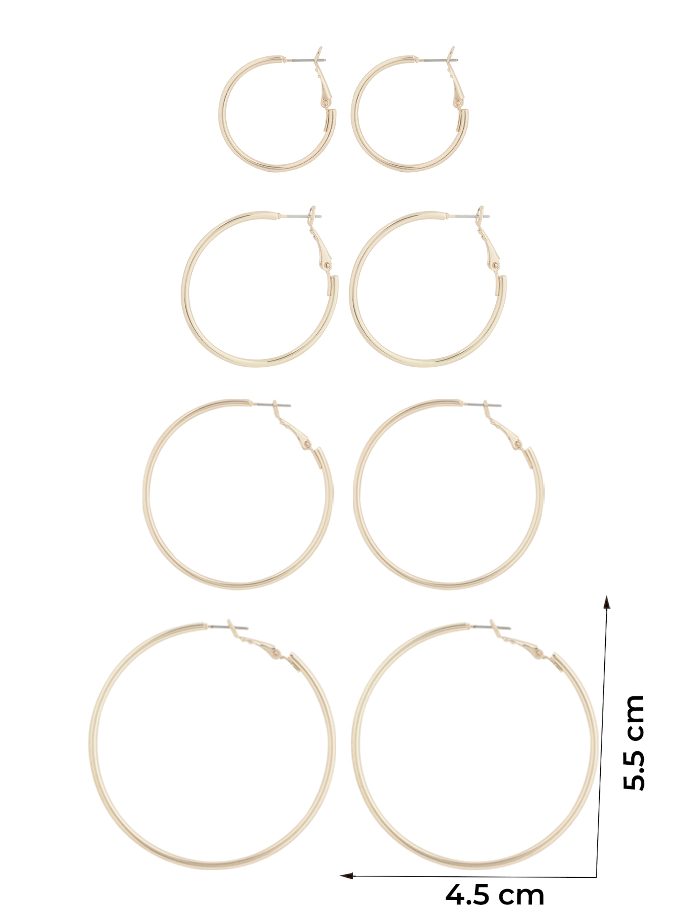 ABOUT YOU Обеци 'Vivien' в злато