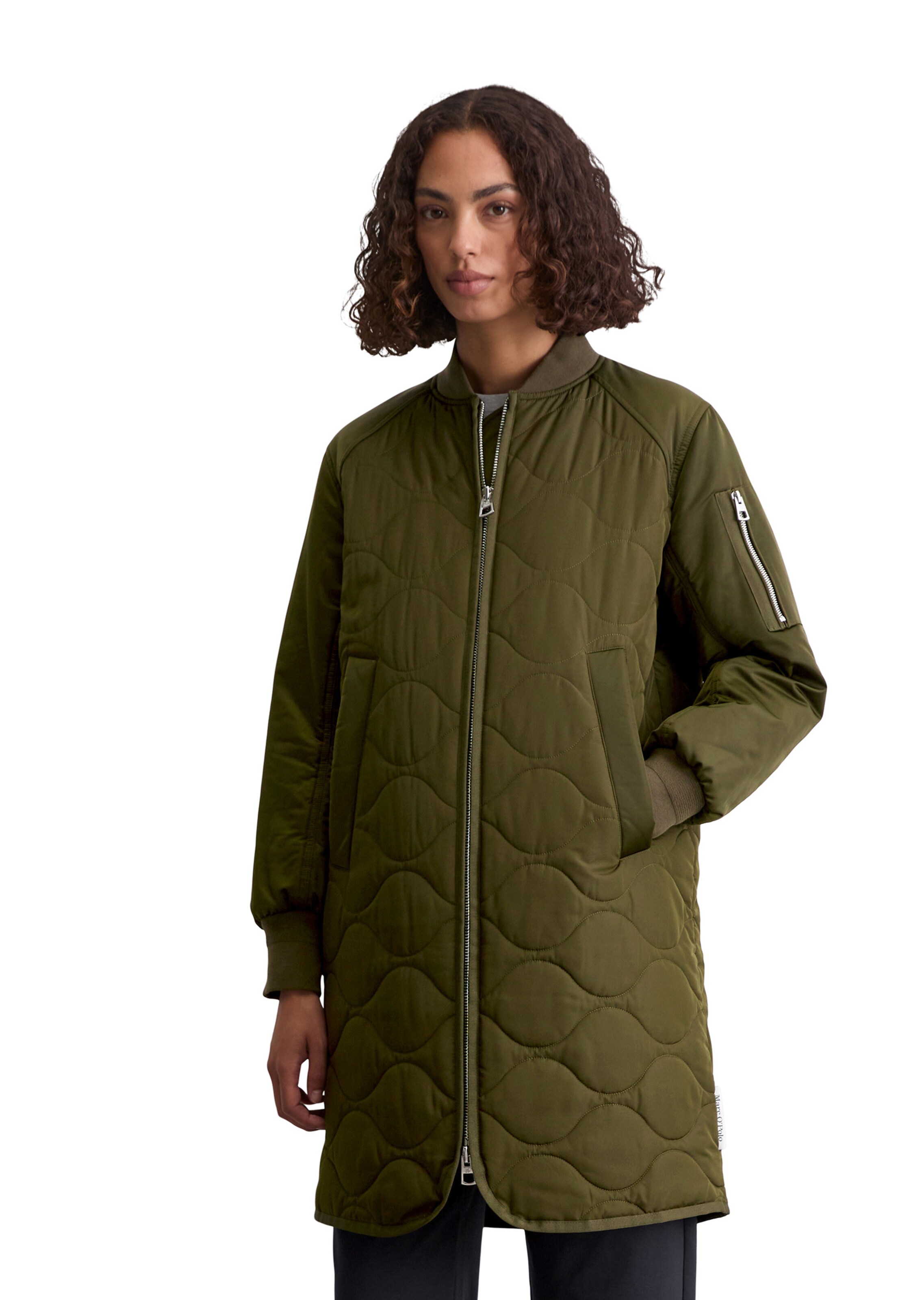 Marc O'Polo Mantel in Grün: Vorderseite