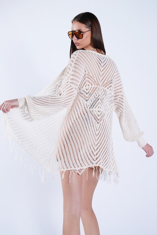 Trend Alaçatı Stili Strickjacke in Beige
