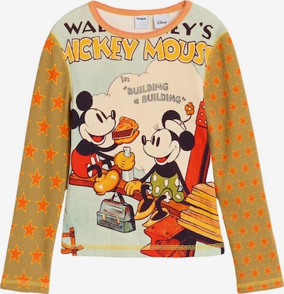 152 dydžio Marškinėliai 'Mickey Mouse' iš Desigual, spalva – pastelinė mėlyna / kario spalva / oranžinė / raudona, Prekių apžvalga