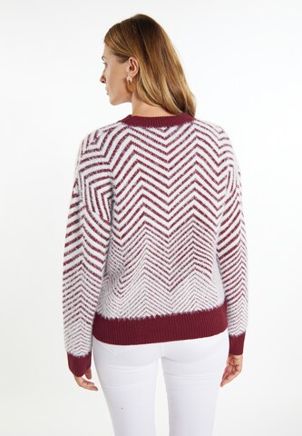 usha WHITE LABEL Sweater 'Iridia' in Red