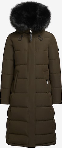 khujo Wintermantel 'PORDE' in Grün: Vorderseite