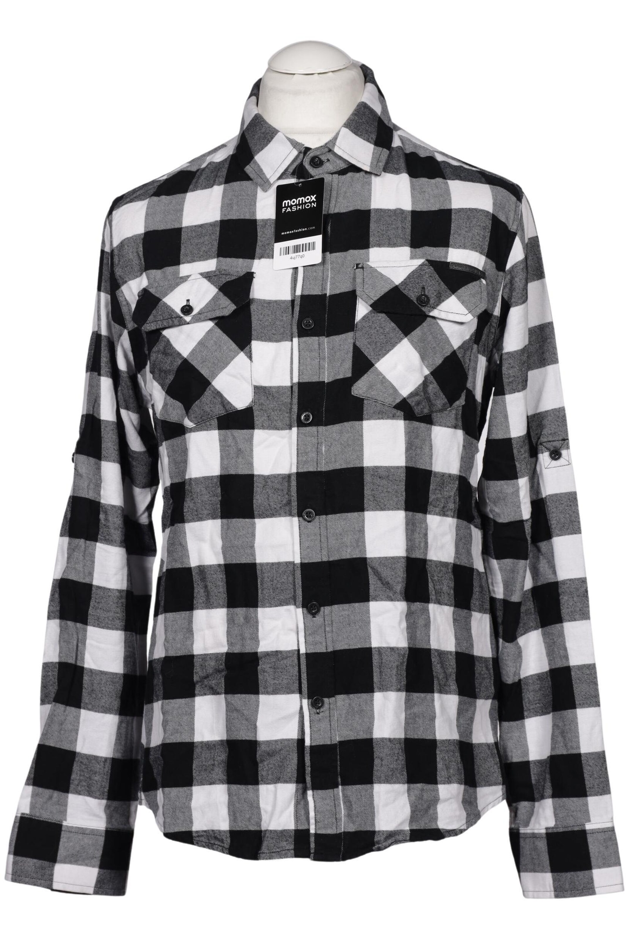 CRIMINAL DAMAGE Button Up Shirt in L in Mixed colors: front
