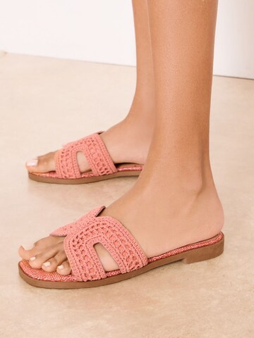 Lipsy Чехли в оранжево