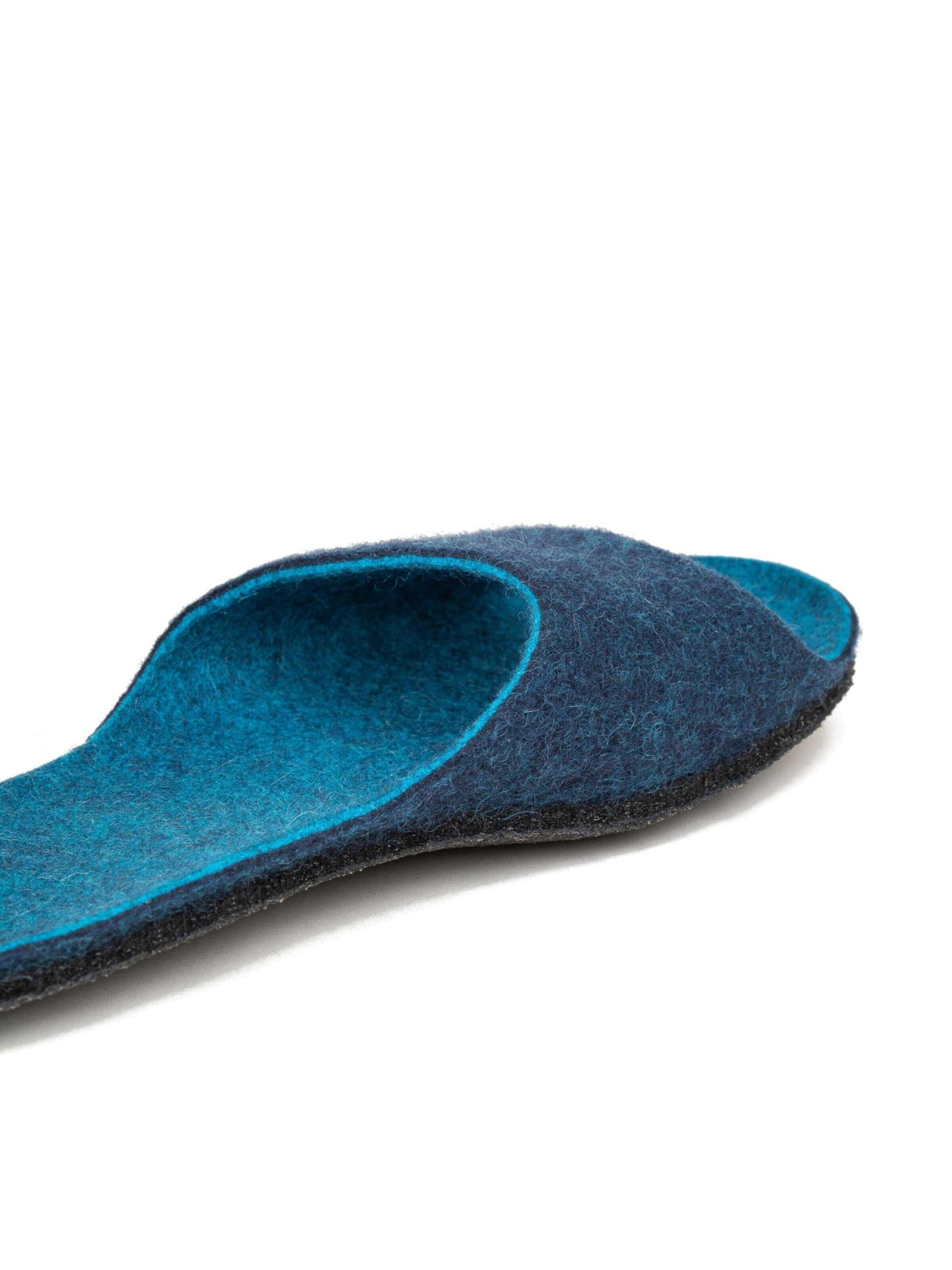 MagicFelt Slippers 'Filzpantoffel Magicfelt 722' in Blue
