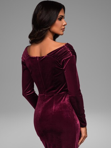 Ombre Evening dress in Red