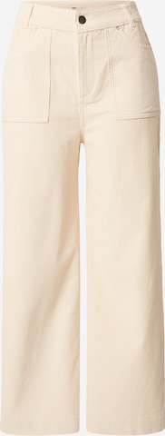 BILLABONGWide Leg/ Široke nogavice Hlače 'SEA TONE' - bijela boja: prednji dio