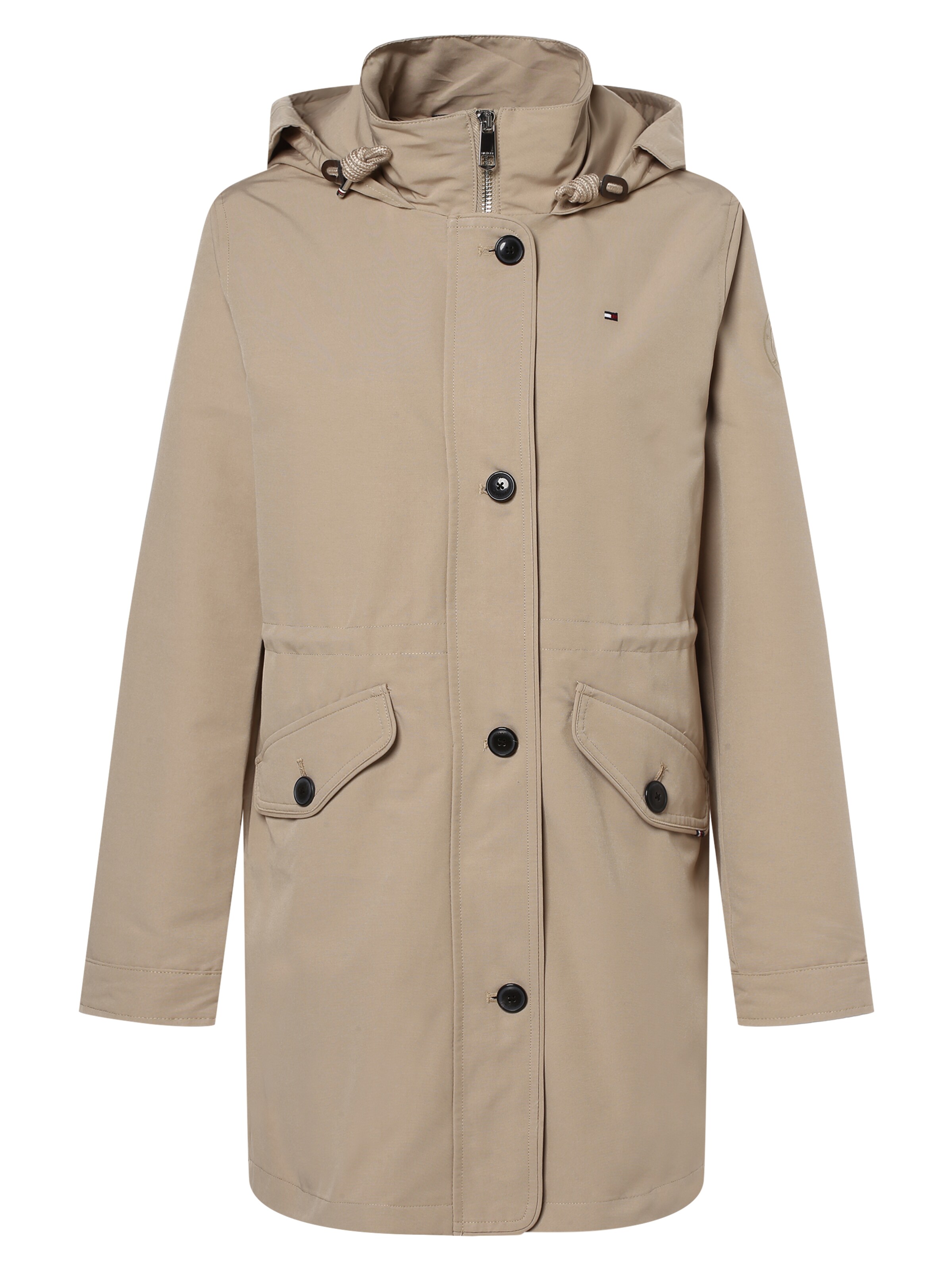 TOMMY HILFIGER Between Seasons Parka in Ecru ABOUT YOU