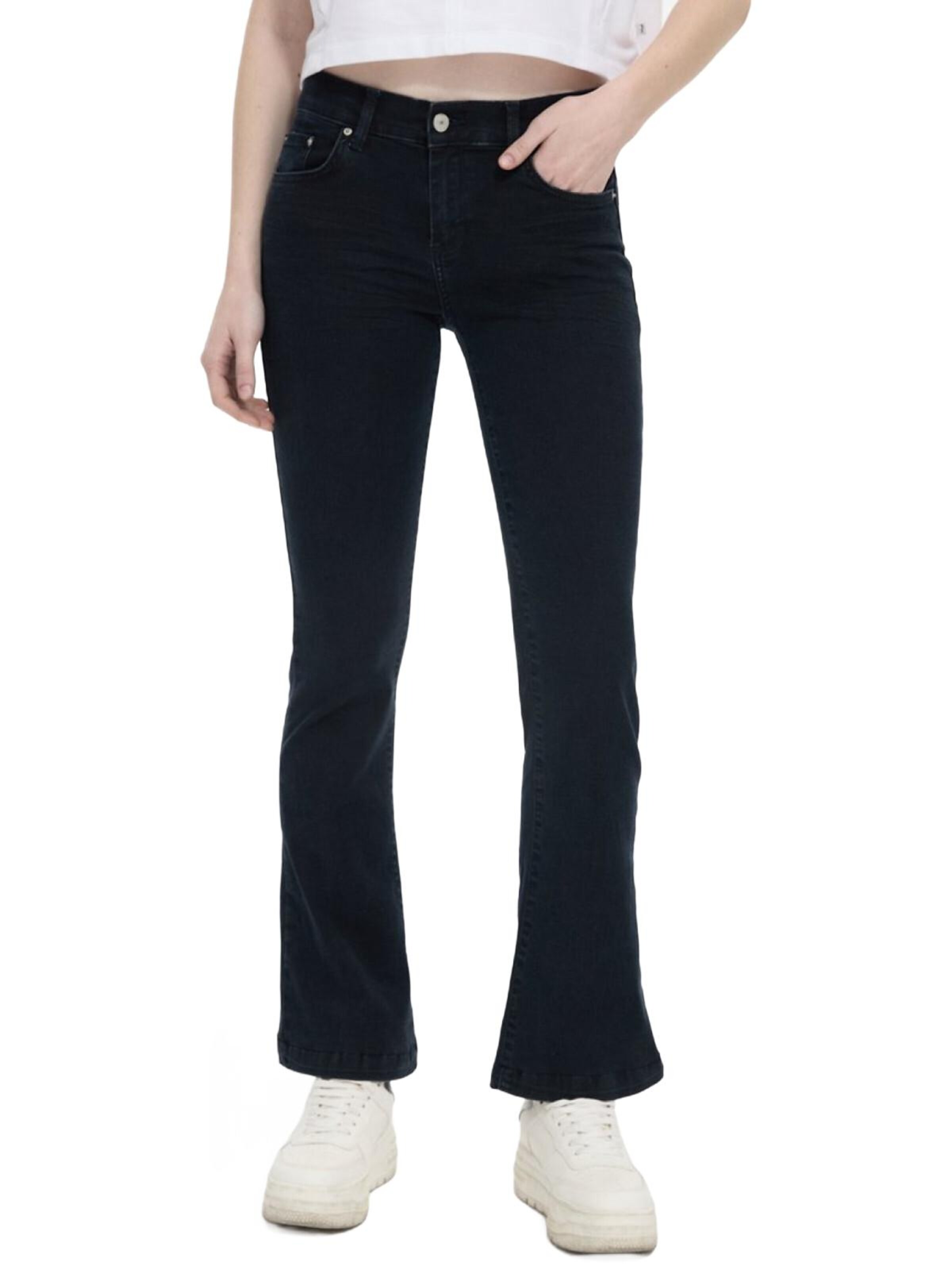 LTB Jeans Bootcut Jeans 'LTB Jeans Fallon High Waist Flare Leg Jeanshose' in Blauw