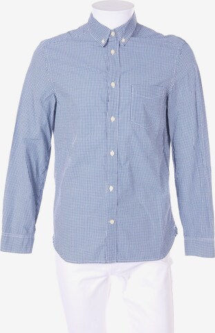 H&M Button Up Shirt in S in Blue: front