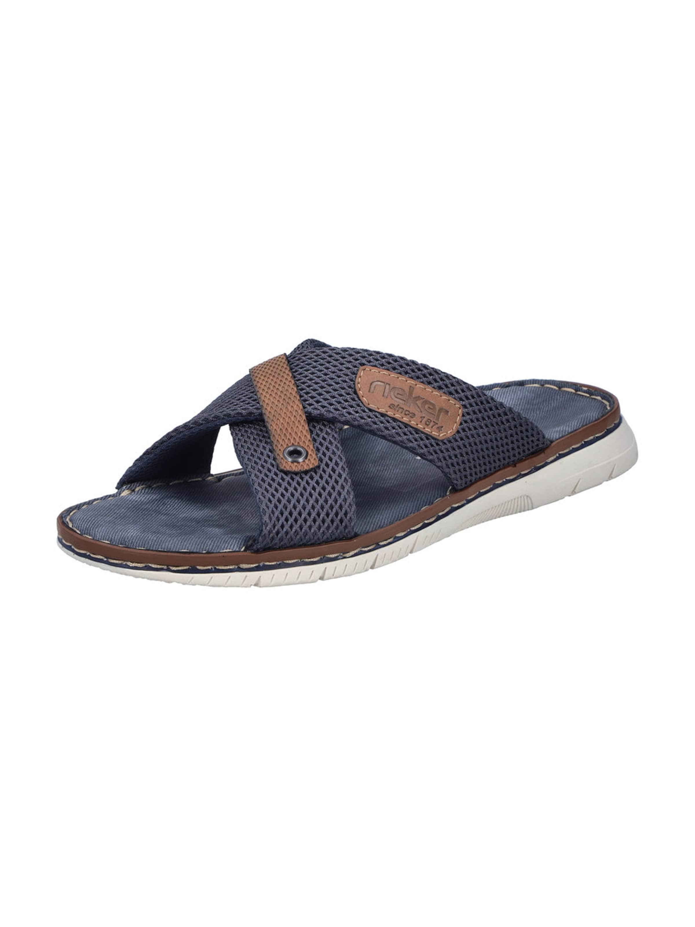 zils Rieker Ādas čības: no priekšpuses