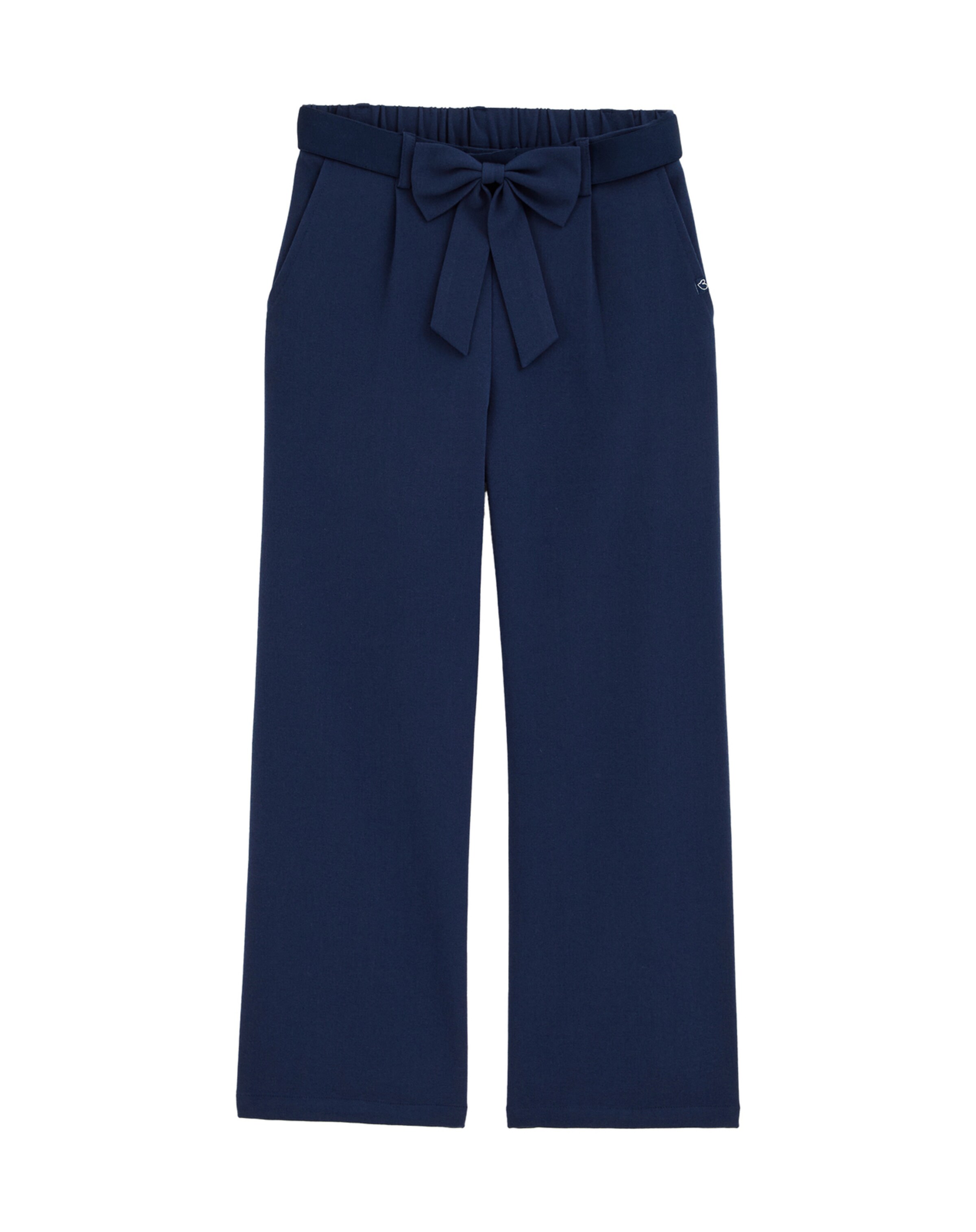 WE Fashion Широка кройка Панталон в синьо: отпред