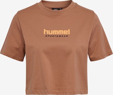 T-shirt Hummel en marron : devant
