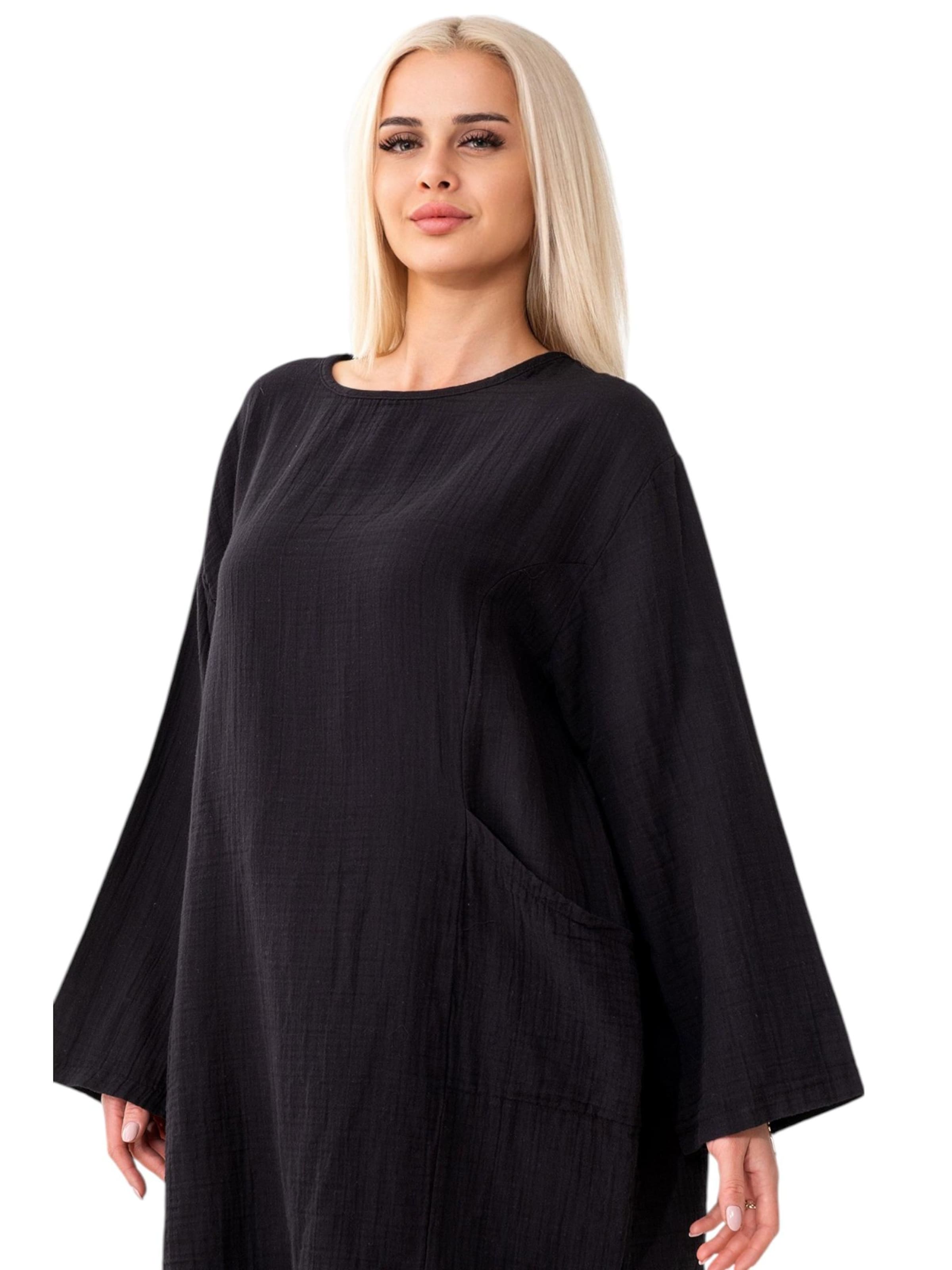 WENOR Bluse 'NISA'‌‌‌ in Schwarz