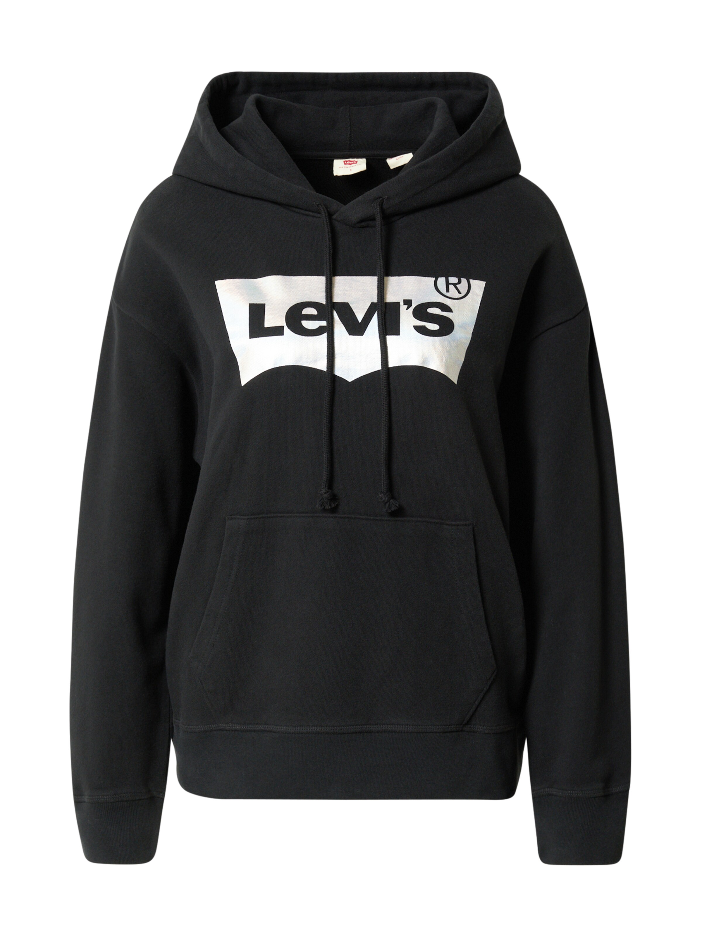 LEVI'S ® Sweatshirt in Zwart: voorkant