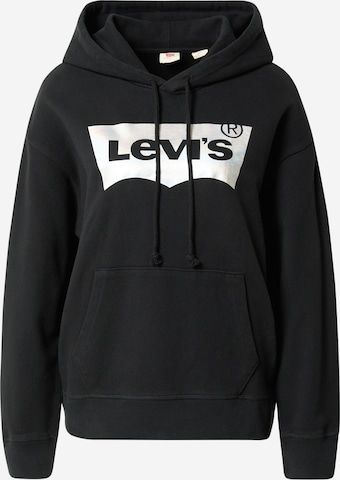 LEVI'S ® Sweatshirt 'Graphic Standard Hoodie' in Zwart: voorkant