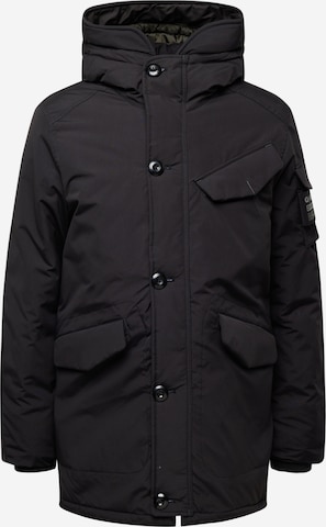 G-Star RAW Демисезонная куртка 'Vodan' в Черный: спереди