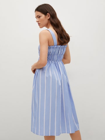 MANGO Summer Dress 'Vestido' in Blue