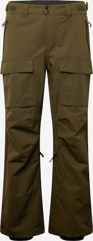 O'NEILL Ohlapna forma Outdoor hlače | zelena barva: sprednja stran