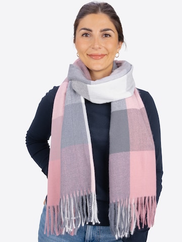 Écharpe 'Milly' Seasons of April en rose : devant