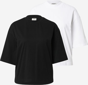 Urban Classics T-shirt i svart: framsida
