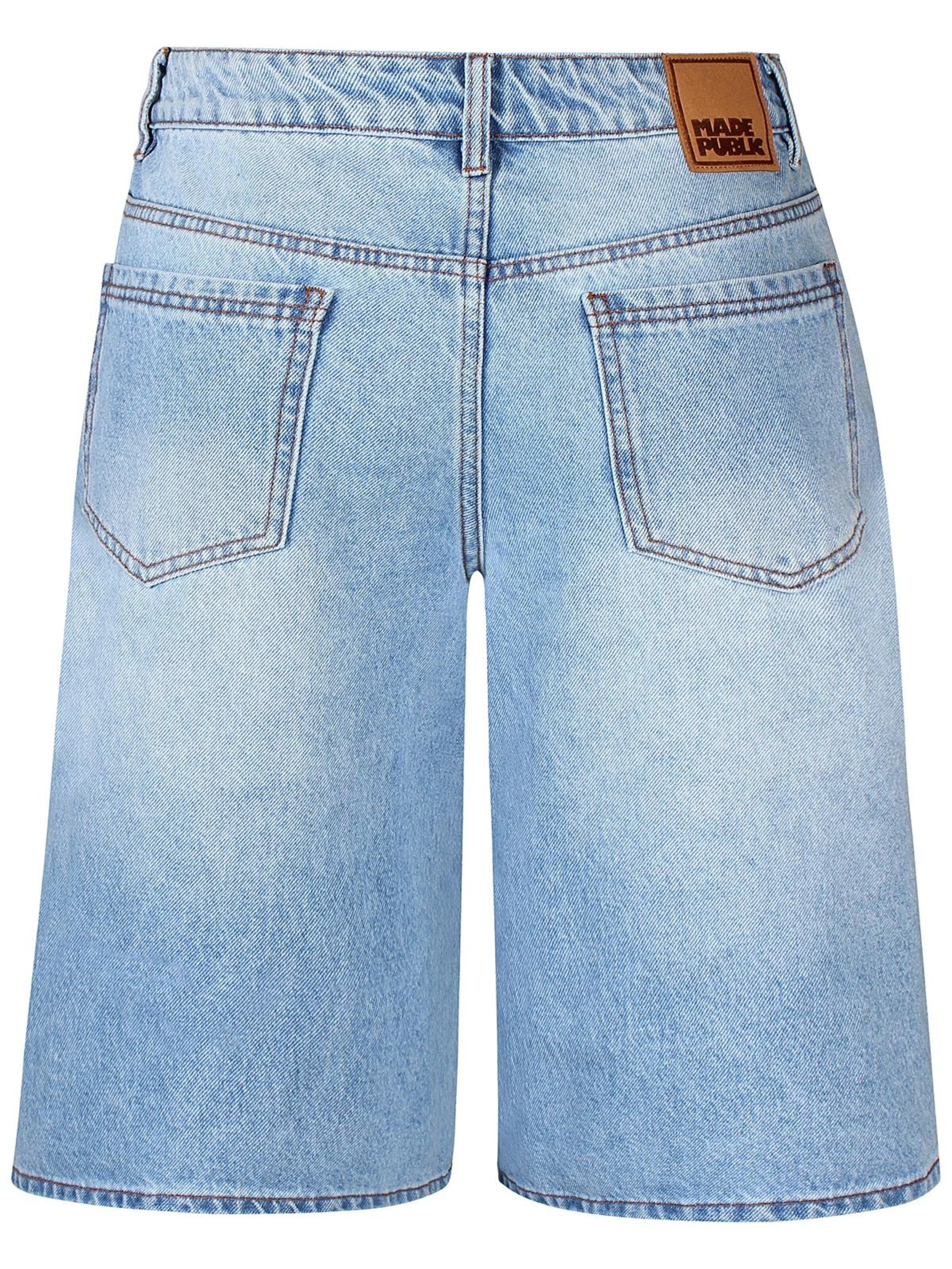 Made Public Wide Leg Jeans 'Nova 004' i blå