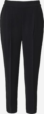 Sisley Zúžený Kalhoty se sklady v pase – černá: přední strana