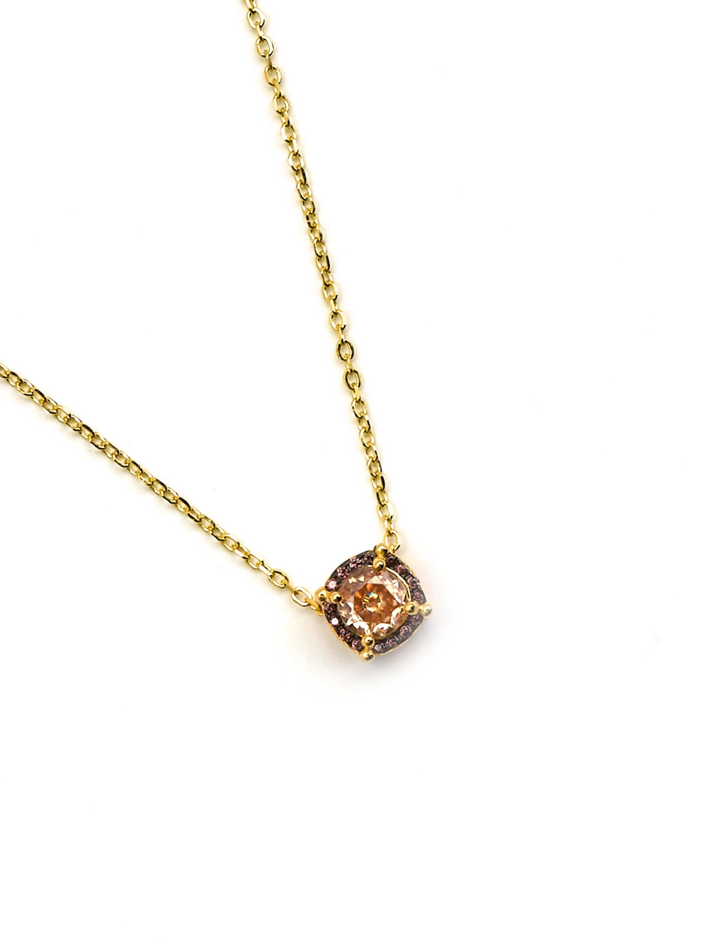 Luxenter - Cadena 'LEHAK' en marrón