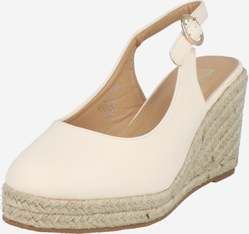 Dorothy Perkins - Zapatos destalonado 'Riya' en beige: frente