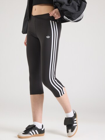 ADIDAS ORIGINALS Skinny Leggings in Zwart: voorkant
