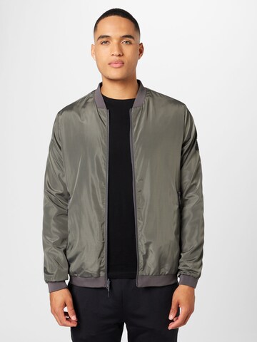 4F Athletic Jacket in Grey: front