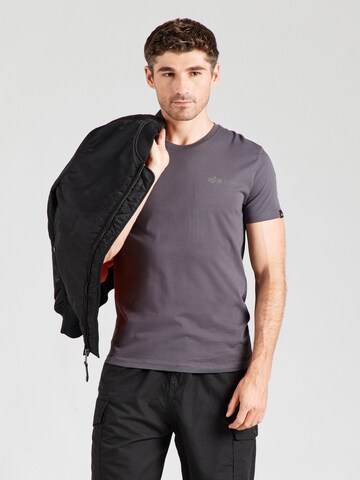 ALPHA INDUSTRIES - Camisa 'Air Force Pilot' em cinzento