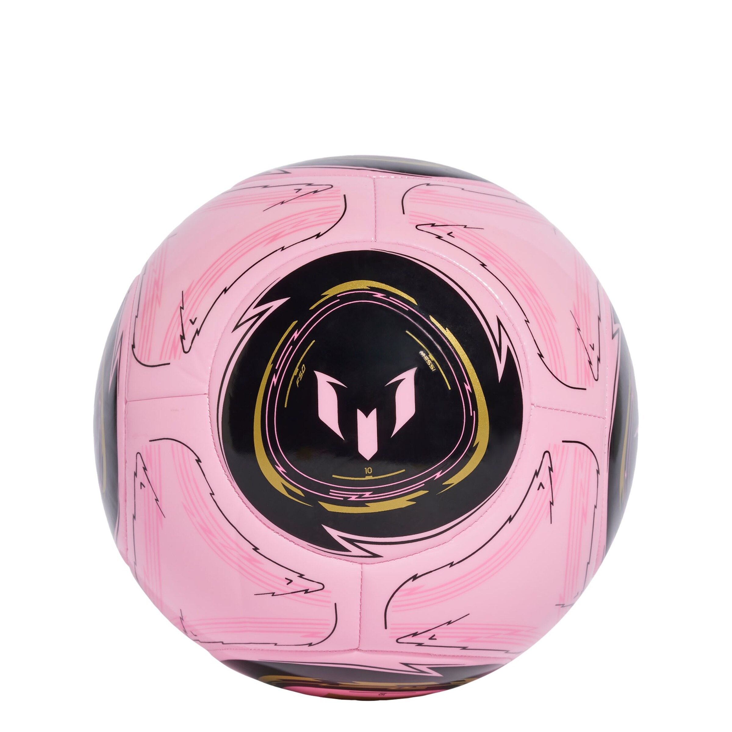 ADIDAS PERFORMANCE - Bola 'Messi Club' em roxo: frente