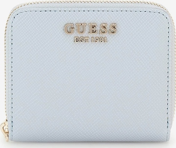 GUESS Portemonnaie 'Laurel' in Blau: Vorderseite