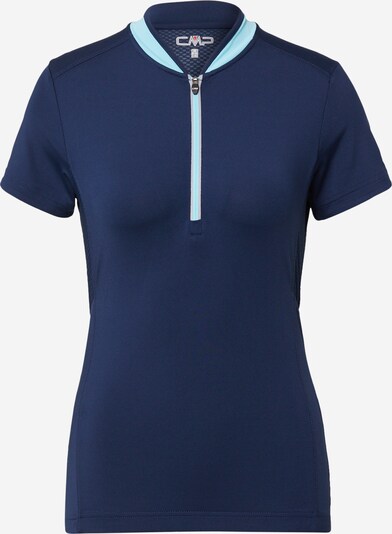 CMP T-shirt fonctionnel en bleu clair / bleu foncé, Vue avec produit
