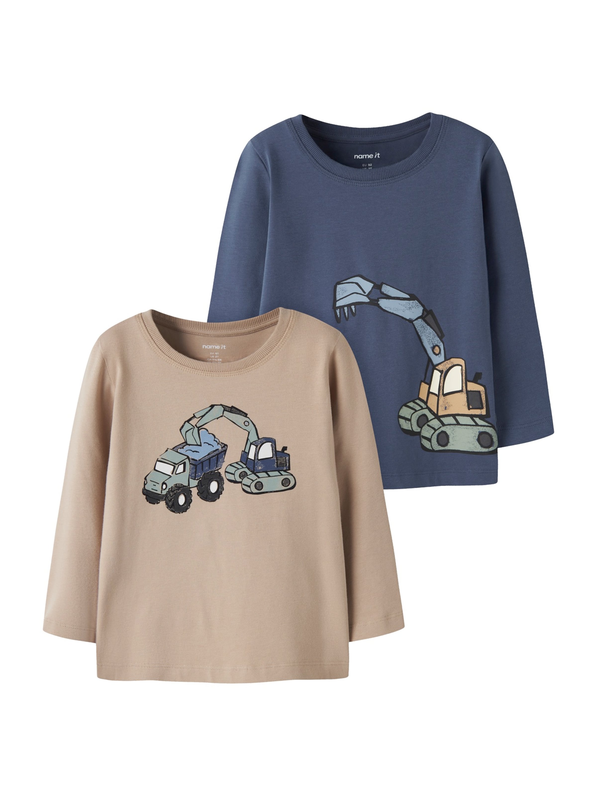 NAME IT - Camiseta 'NMMKARKE' en beige: frente