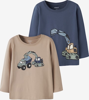 Tricou 'NMMKarke' de la NAME IT pe bej: față