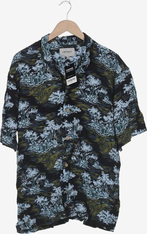 Carhartt WIP Button Up Shirt in XXL in Blue: front