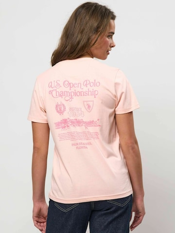 U.S. POLO ASSN. Top ' UWMisty ' w kolorze różowy