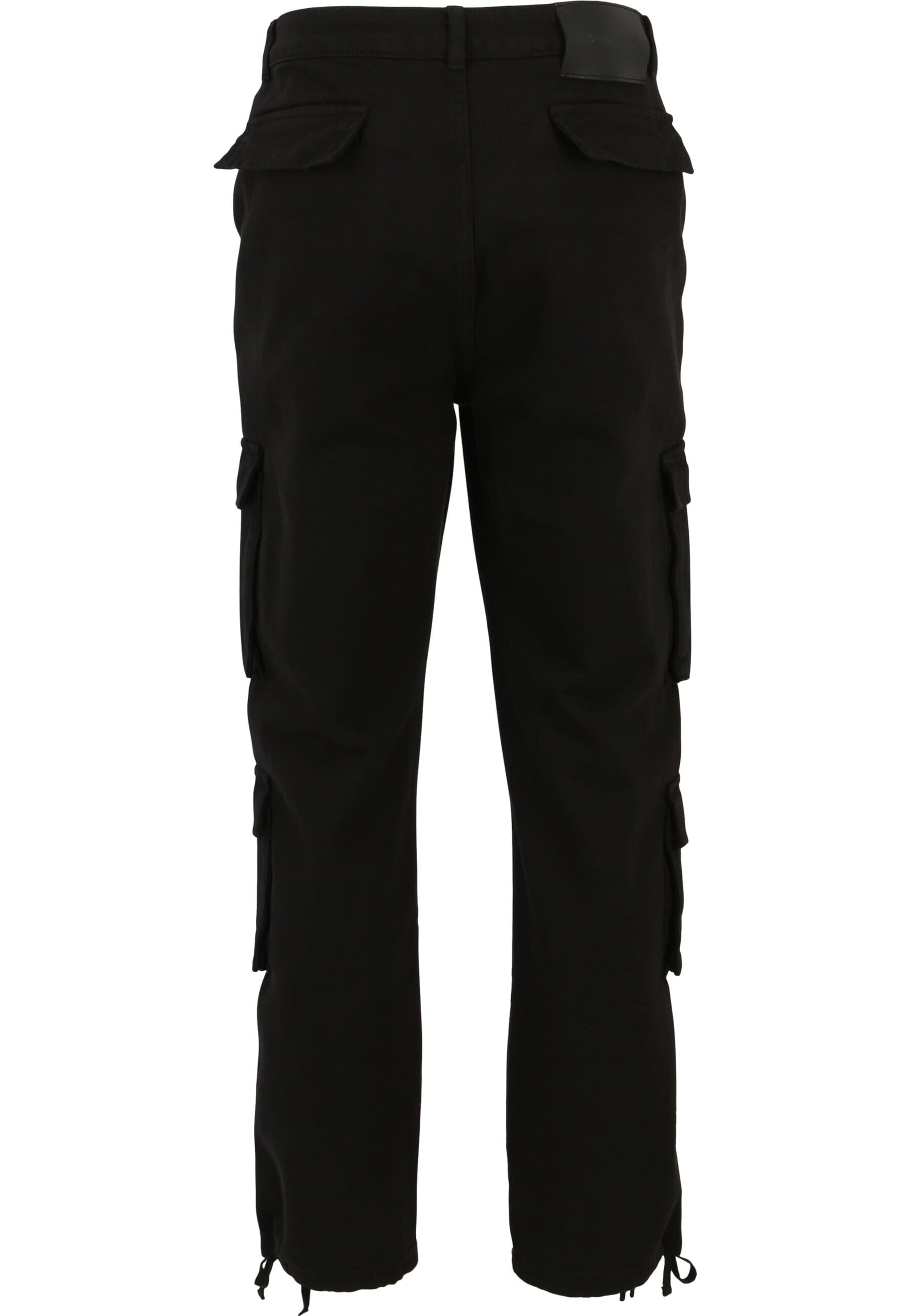 2Y Premium Regular Cargobroek 'Kiran' in Zwart