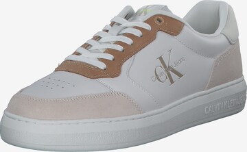 Calvin Klein Jeans Sneakers in Beige: front