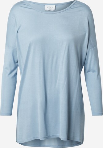 VILA Shirt 'Scoop' in Blauw: voorkant